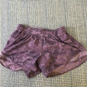 Pink Camo LuLulemon shorts size 8 length 4